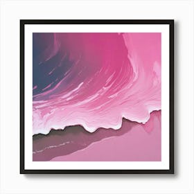 Delray Beach, Florida Pink Photography Art Print 2 Art Print