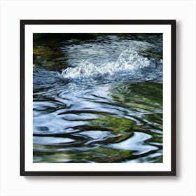 Water Splashing Art Print