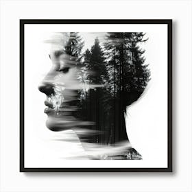 Portrait Of A Woman 17 Art Print