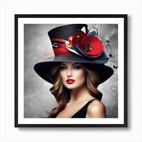 Top Hat 4 Art Print