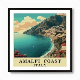 Amalfi Coast Positano Italy 01 Art Print