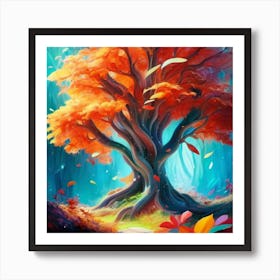 Tree Of Life oil painting abstract painting art 11 Art Print