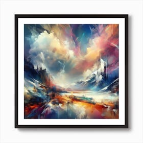 Abstract Painting 18 Art Print