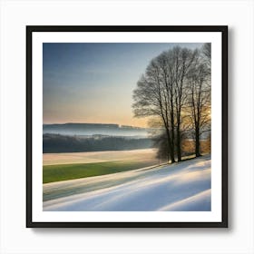 Winter Landscape 8 Art Print