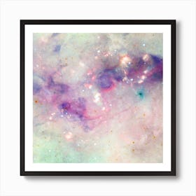 The Colors Of The Galaxy Square Art Print