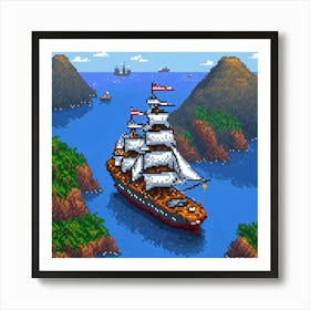 Pixel Art 14 Art Print