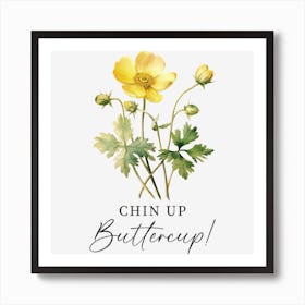 Chin Up Butterfly Art Print