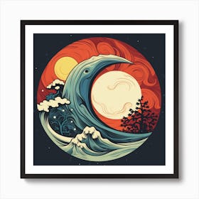 Great Wave 20 Art Print