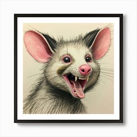 Opossum 3 Art Print