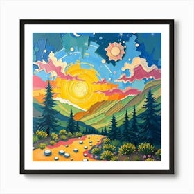 The Path to the Sun Art Print