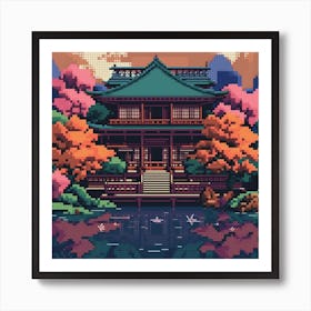 Japanese House Art Print