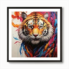 Tiger DESIGN 1 Art Print