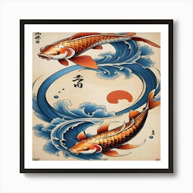 Koi Fish 1 Art Print