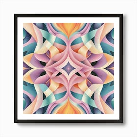 Abstract Psychedelic Pattern Art Print