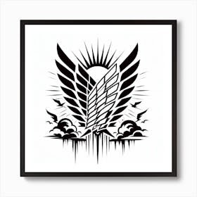 Eagle Tattoo Art Print