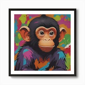 Chimpanzee Art Print