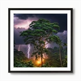 Tropical Rain Forest Art Print