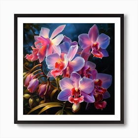 Orchids 5 Art Print