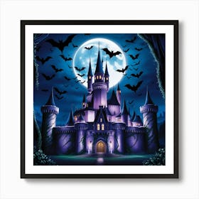 Halloween Castle 28 Art Print