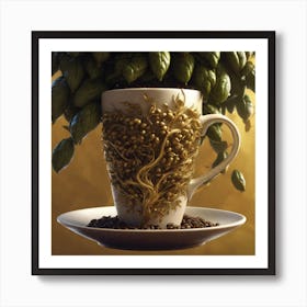 Tree Of Coffee Art Print