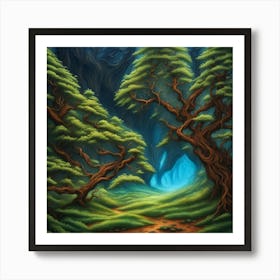 Fantasy Forest 1 Art Print