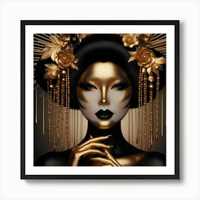 Geisha 195 Art Print