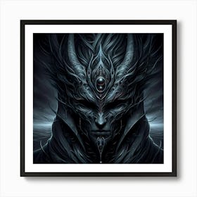 Demon Head Art Print