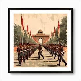 Indian Army Marching Poster