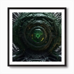 Alien Sphere Art Print