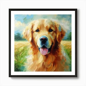 Golden Retriever Art Print