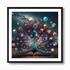 Peacock Art Print