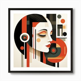 Bauhaus Bulgarian Woman 03 Art Print