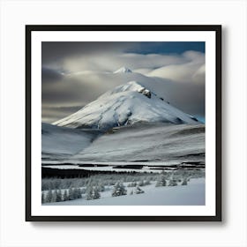 Iceland Mountain Art Print