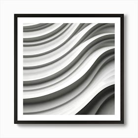 Abstract Wavy Pattern 3 Art Print