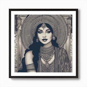 Indian Woman 1 Art Print