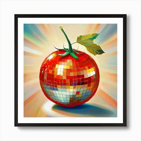 Disco Tomato Art Print