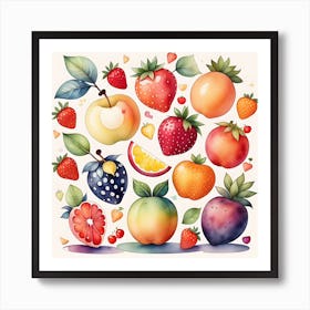 Fruity Medley 1 Art Print