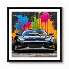 Porsche Cayman Art Print