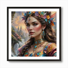 Fairytale Princess Art Print