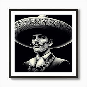 Mexican man 2 Art Print