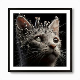 Cat'S Head Art Print