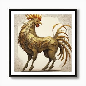 Rooster 2 Art Print