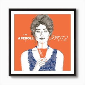 Aperol Spritz Orange - Aperol, Spritz, Aperol spritz, Cocktail, Orange, Drink 29 Art Print