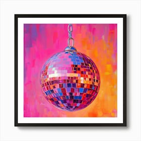 Disco Ball Art 13 Art Print