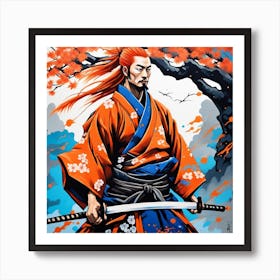 Samurai Warrior 1 Art Print