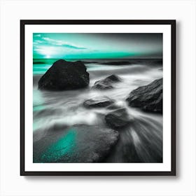 Green Tide Art Print