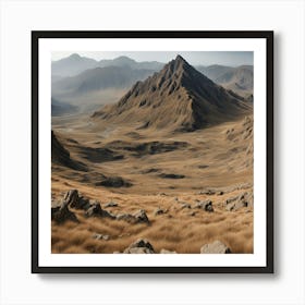 Landscape In The Mountains Art Print