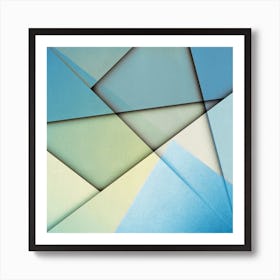 Triangular Camouflage 1 Art Print