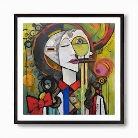 Abstract Of A Woman Art Print