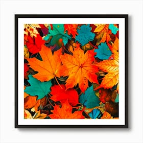 Autumn Leaves Art Print